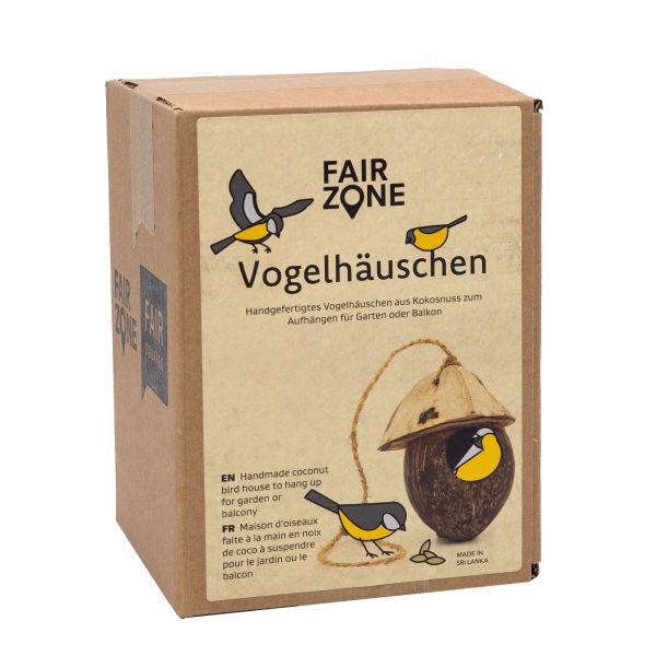 FAIR ZONE Kokosnuss Vogelhaus