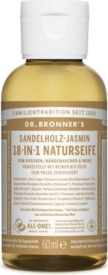 Dr. Bronner's  Flüssigseife Sandelholz/Jasmin 60 ml