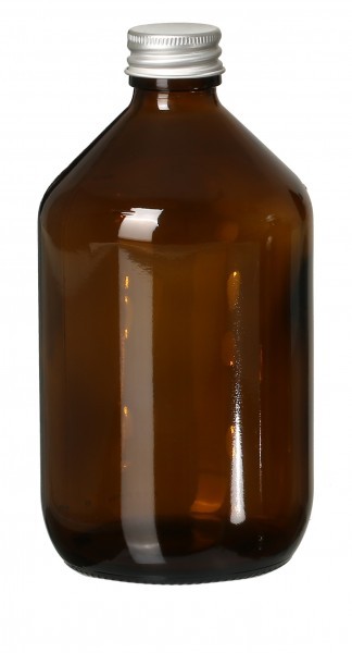DIY Glasflasche Braun 1000 ml