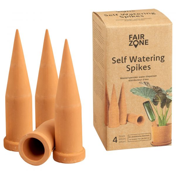 FAIR ZONE Selbstbewässerungstöpfe "Hydro Spikes" 4er Set