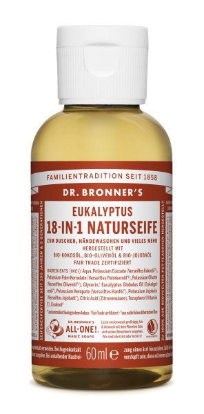 Dr. Bronner's  Flüssigseife Eukalyptus 60 ml