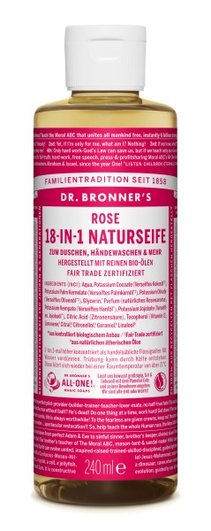 Dr. Bronner's Flüssigseife Rose 240 ml