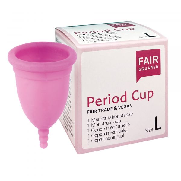 FAIR SQUARED Period Cup Größe L - PINK